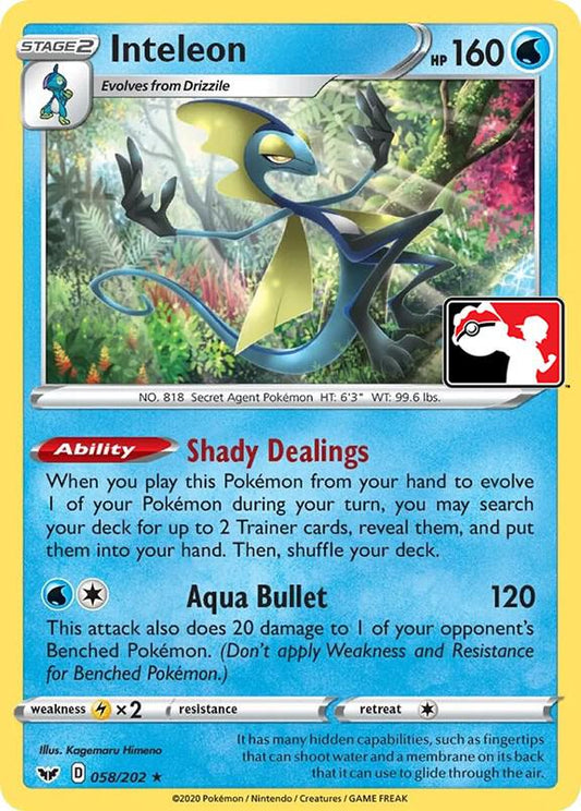 Inteleon (058) [Prize Pack Series Cards] 058/202