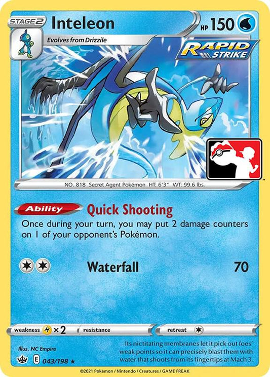 Inteleon (43) [Prize Pack Series Cards] 043/198