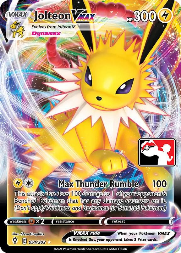 Jolteon VMAX - 051/203 [Prize Pack Series Cards] 051/203