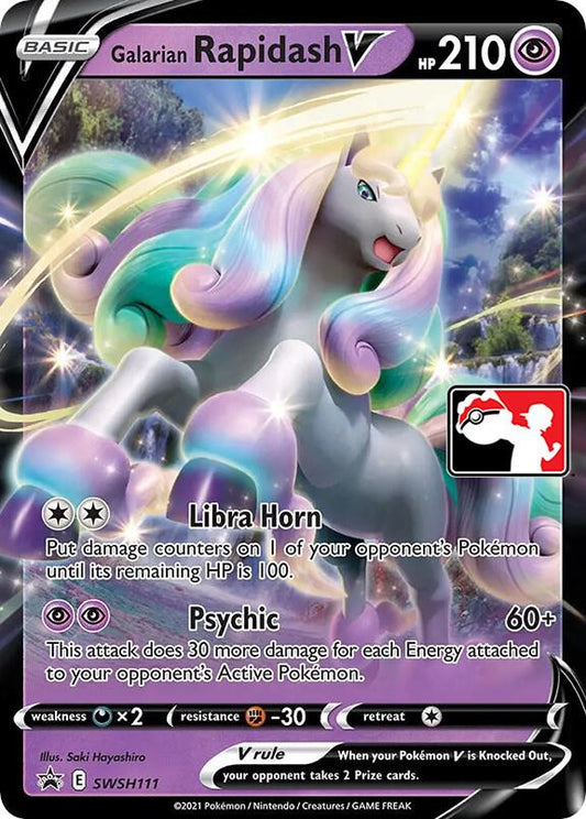 Galarian Rapidash V [Prize Pack Series Cards] SWSH111