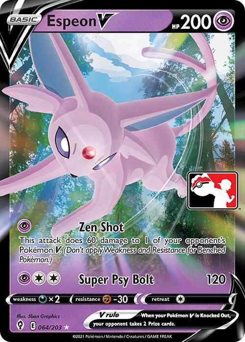 Espeon V [Prize Pack Series Cards] 064/203