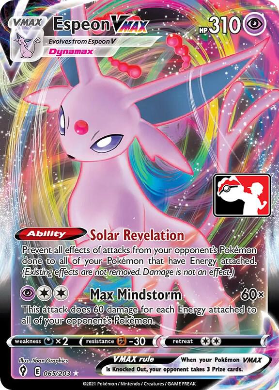 Espeon VMAX [Prize Pack Series Cards] 065/203