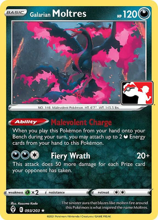 Galarian Moltres [Prize Pack Series Cards] 093/203
