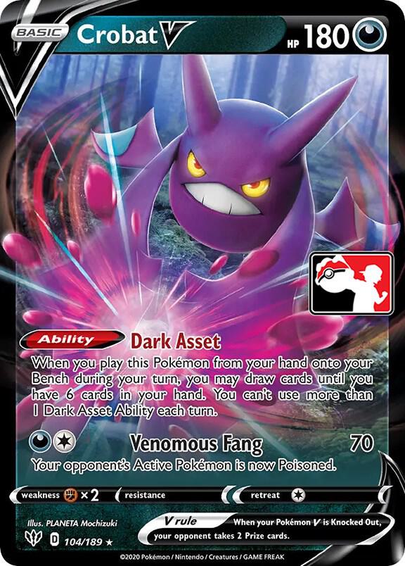 Crobat V - 104/189 [Prize Pack Series Cards] 104/189
