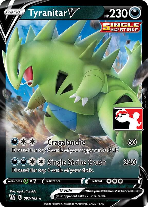 Tyranitar V [Prize Pack Series Cards] 097/163