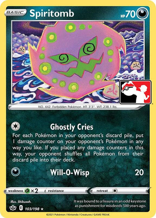 Spiritomb - 103/198 [Prize Pack Series Cards] 103/198