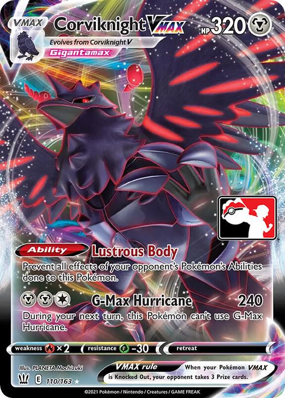 Corviknight VMAX - 110/163 [Prize Pack Series Cards] 110/163