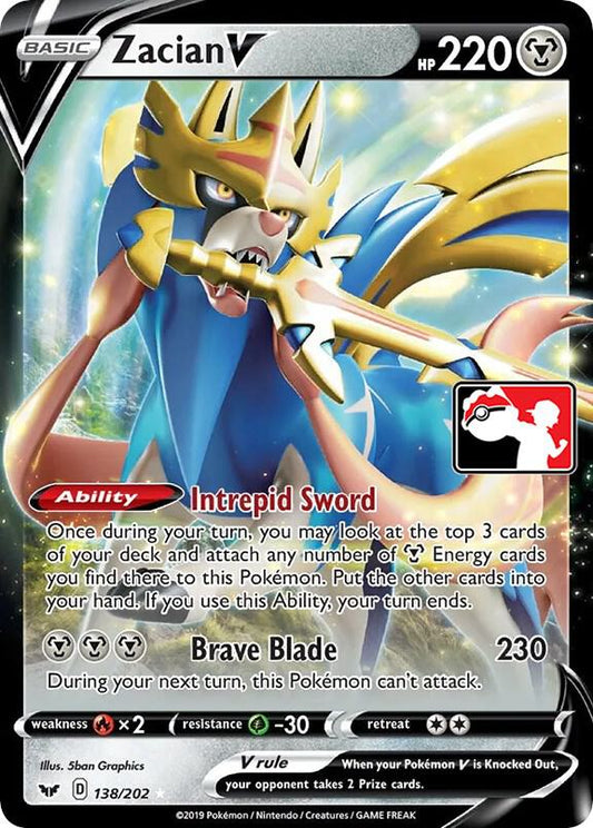 Zacian V [Prize Pack Series Cards] 138/202