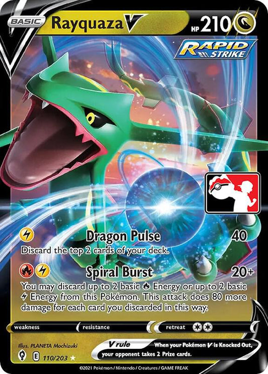 Rayquaza V [Prize Pack Series Cards] 110/203