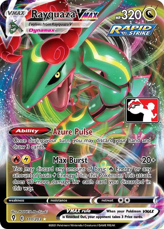 Rayquaza VMAX [Prize Pack Series Cards] 111/203