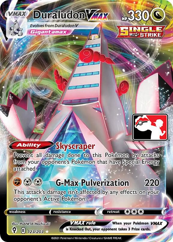 Duraludon VMAX - 123/203 [Prize Pack Series Cards] 123/203
