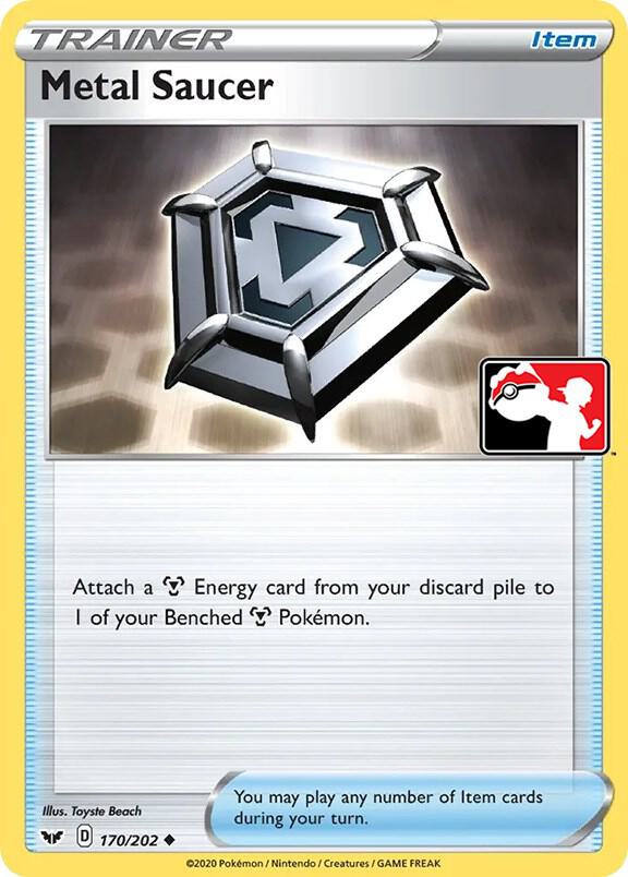 Metal Saucer - 170/202 [Prize Pack Series Cards] 170/202