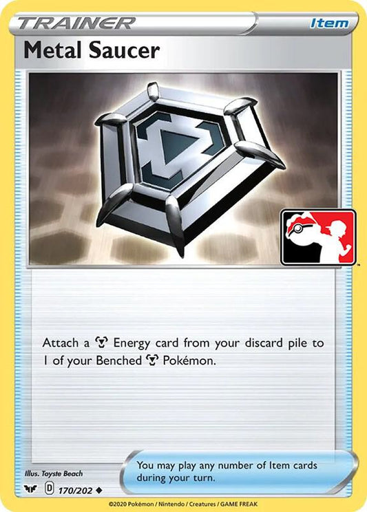Metal Saucer [Prize Pack Series Cards] 170/202