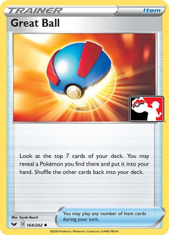 Great Ball - 164/202 [Prize Pack Series Cards] 164/202