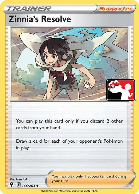 Zinnia's Resolve [Prize Pack Series Cards] 164/203