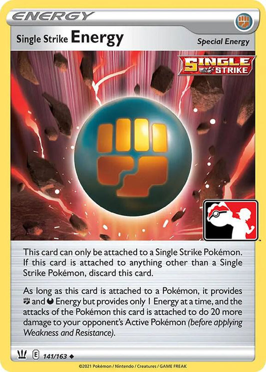 Single Strike Energy - 141/163 [Prize Pack Series Cards] 141/163