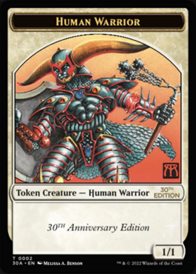 Human Warrior Token [30th Anniversary Edition] 2