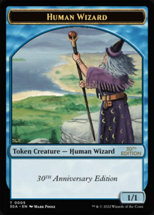 Human Wizard Token [30th Anniversary Edition] 5