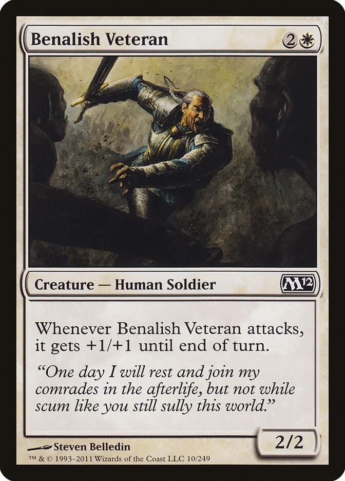 Benalish Veteran [Magic 2012 (M12)] 10