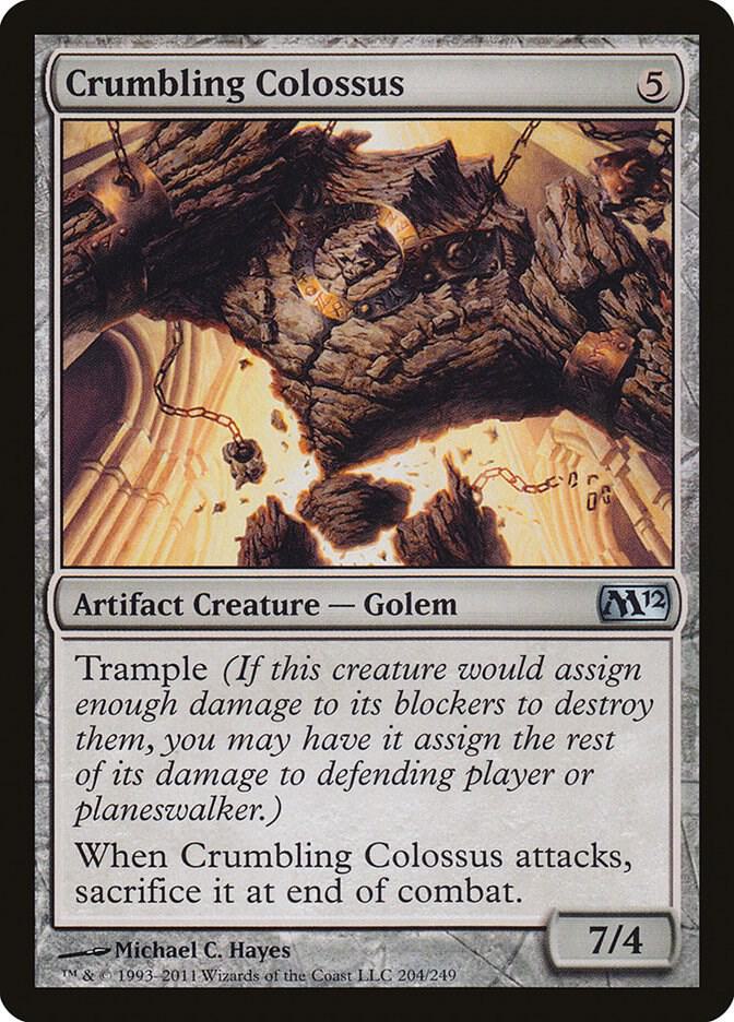 Crumbling Colossus [Magic 2012 (M12)] 204