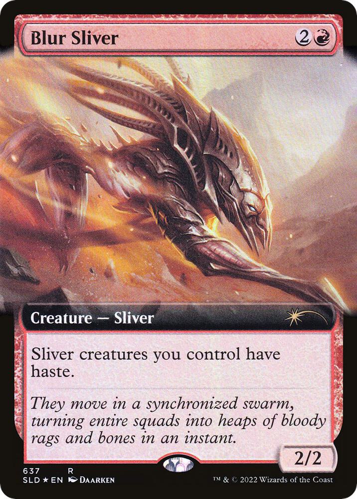Blur Sliver (Extended Art) [Secret Lair Drop Series] 637