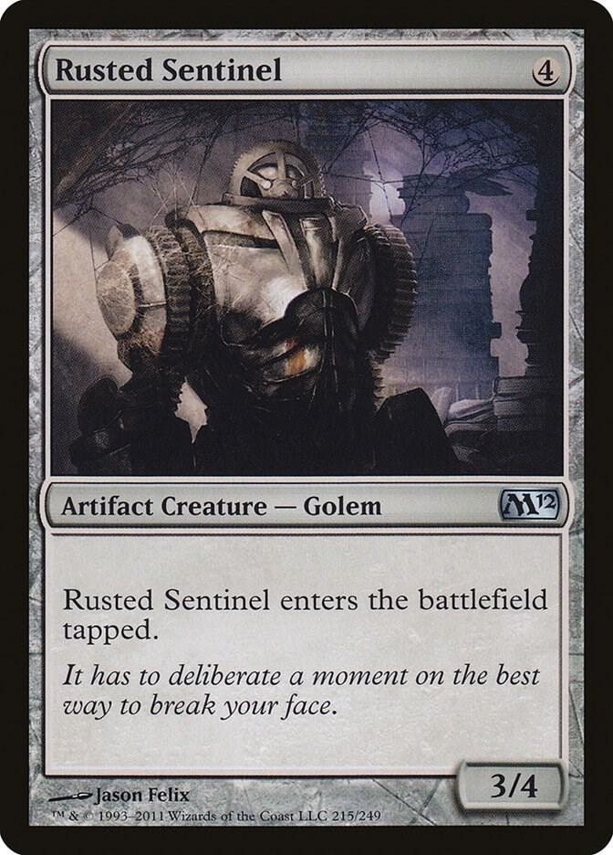 Rusted Sentinel [Magic 2012 (M12)] 215