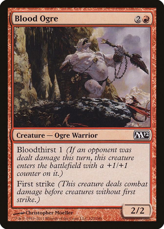 Blood Ogre [Magic 2012 (M12)] 122
