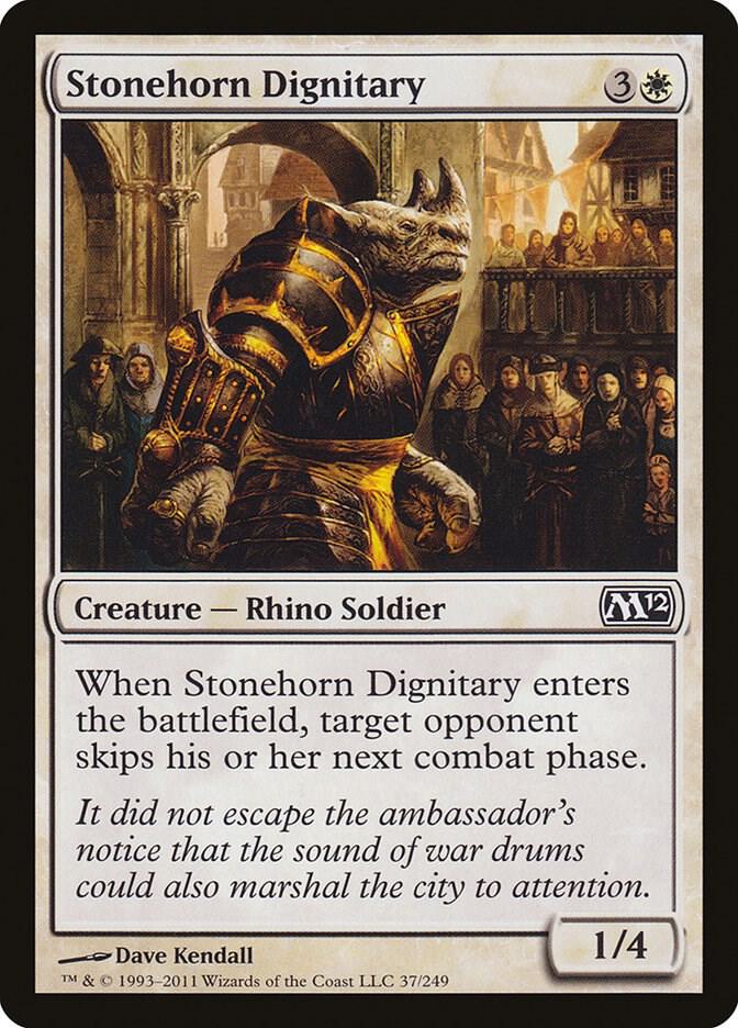 Stonehorn Dignitary [Magic 2012 (M12)] 37