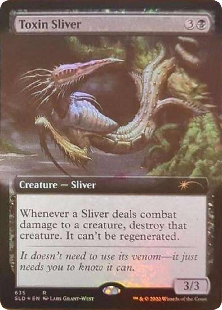 Toxin Sliver (Extended Art) [Secret Lair Drop Series] 635
