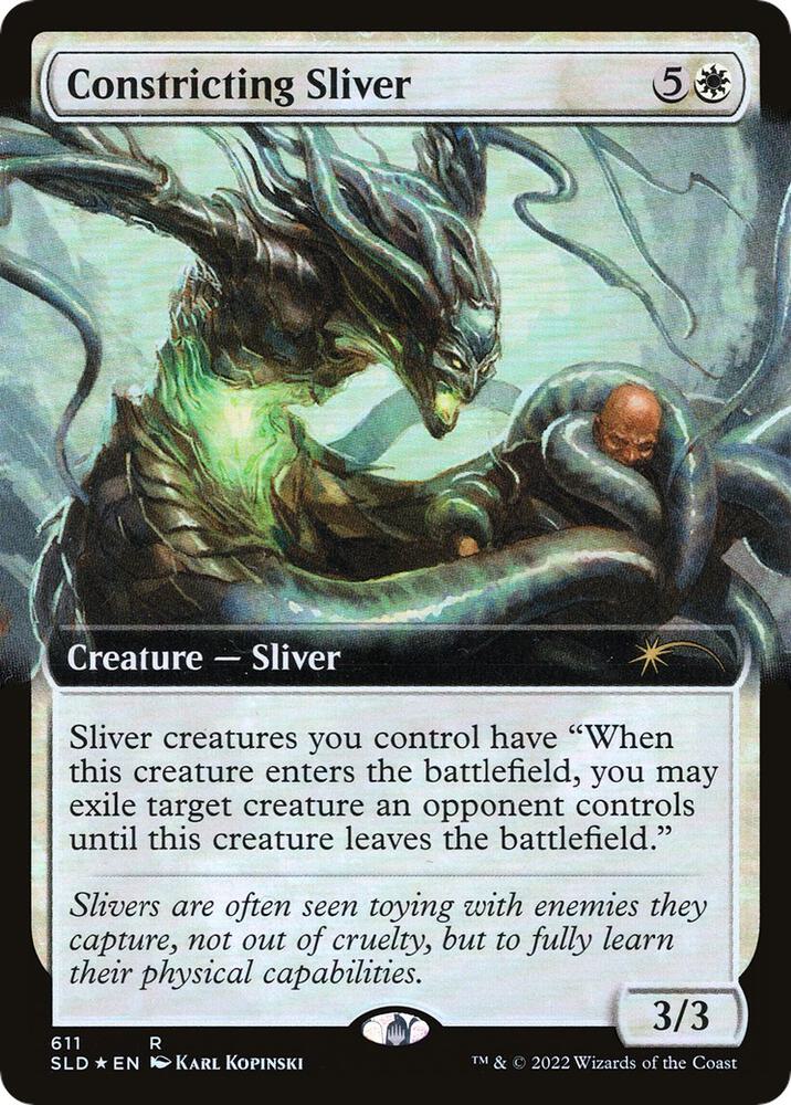 Constricting Sliver (Extended Art) [Secret Lair Drop Series] 611