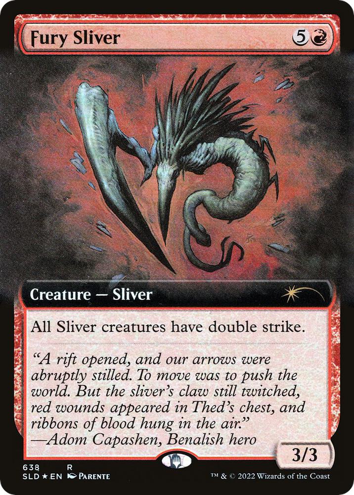 Fury Sliver (Extended Art) [Secret Lair Drop Series] 638