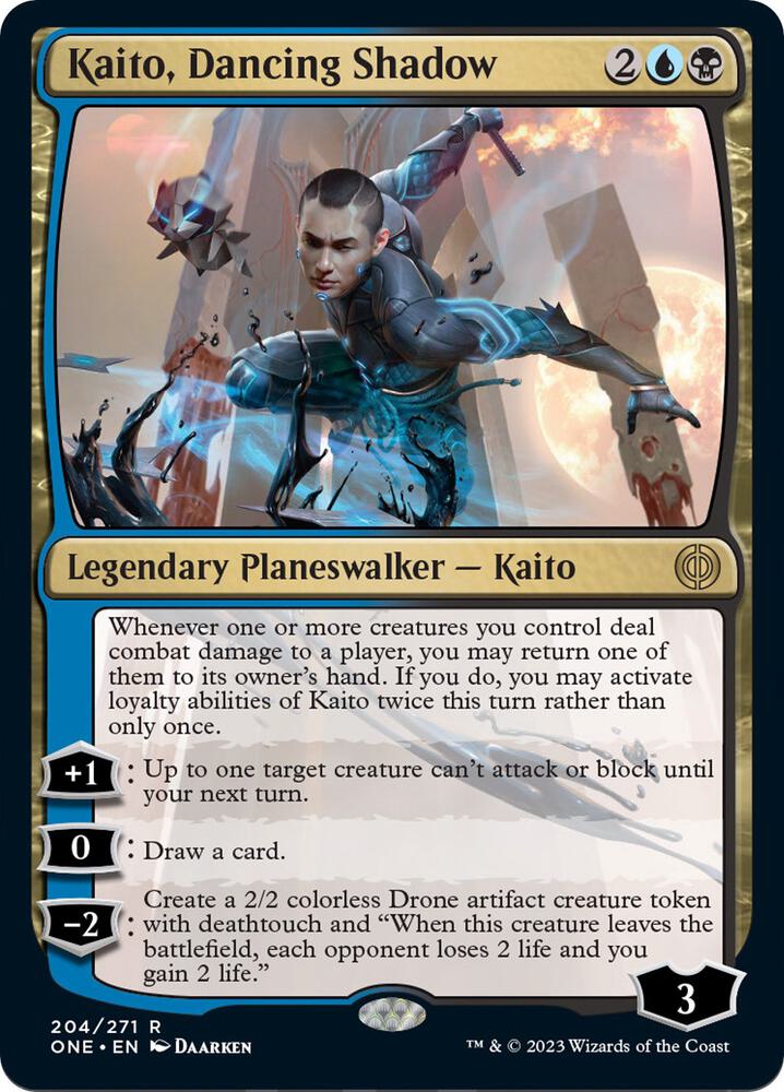 Kaito, Dancing Shadow [Phyrexia: All Will Be One] 204