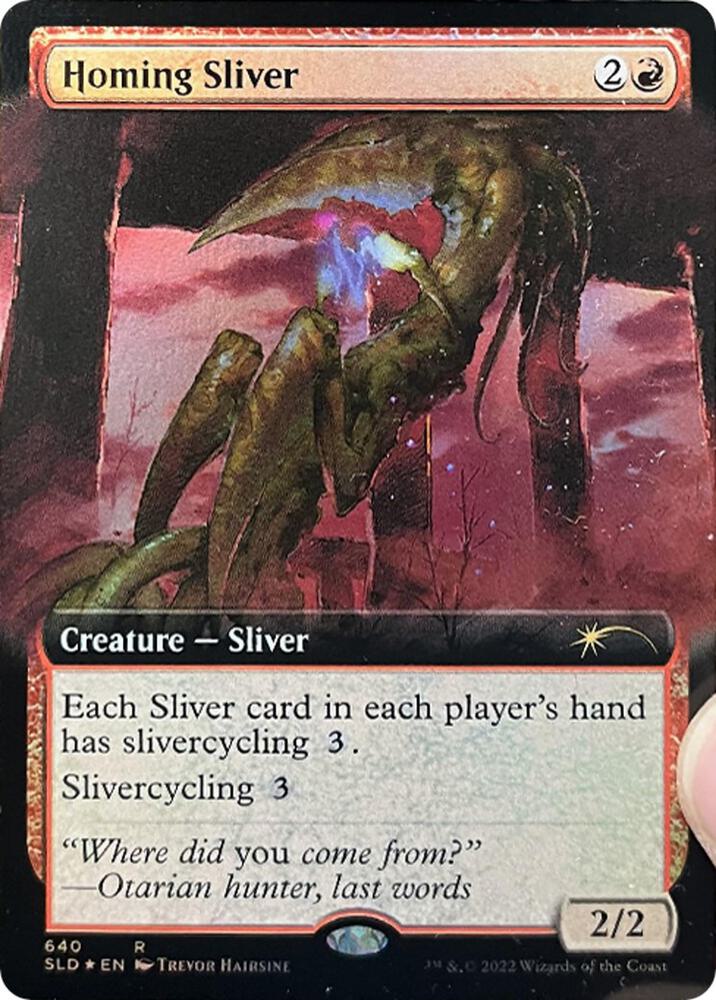Homing Sliver (Extended Art) [Secret Lair Drop Series] 640