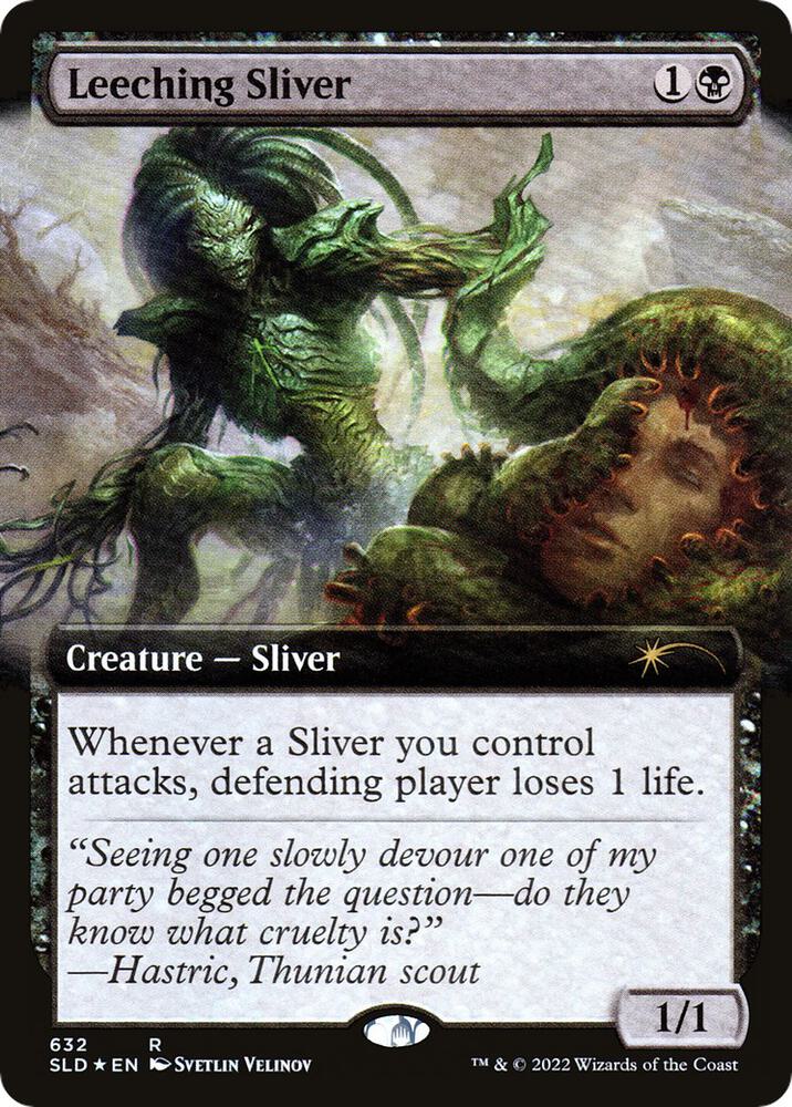 Leeching Sliver (Extended Art) [Secret Lair Drop Series] 632