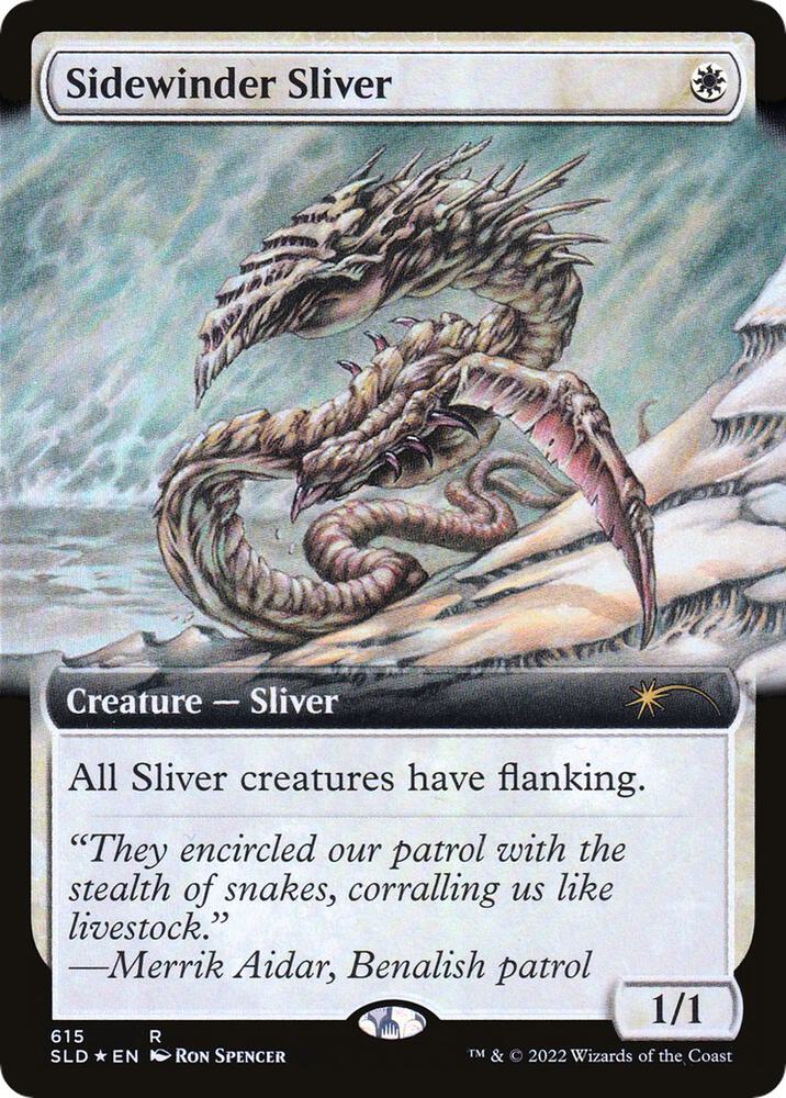 Sidewinder Sliver (Extended Art) [Secret Lair Drop Series] 615