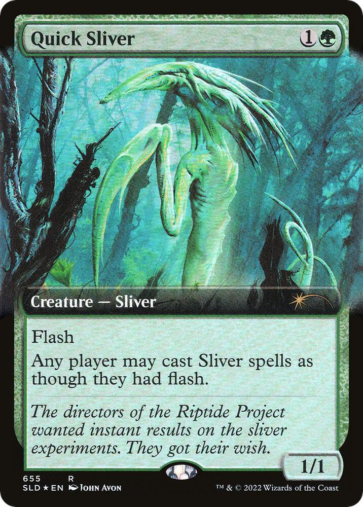 Quick Sliver (Extended Art) [Secret Lair Drop Series] 655