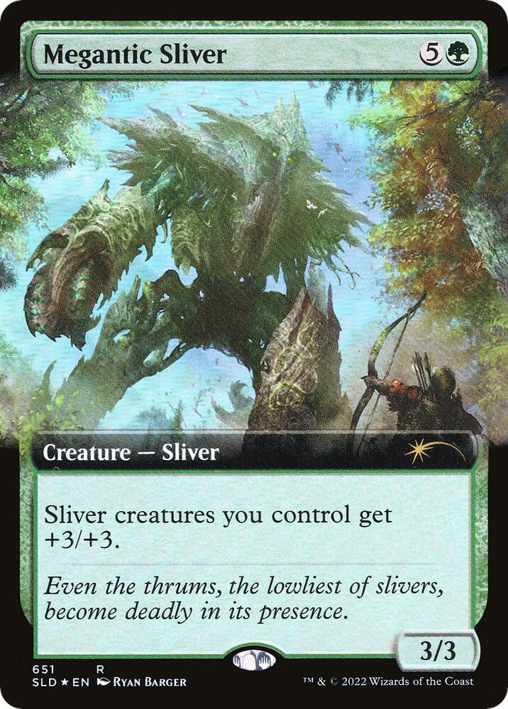 Megantic Sliver (Extended Art) [Secret Lair Drop Series] 651