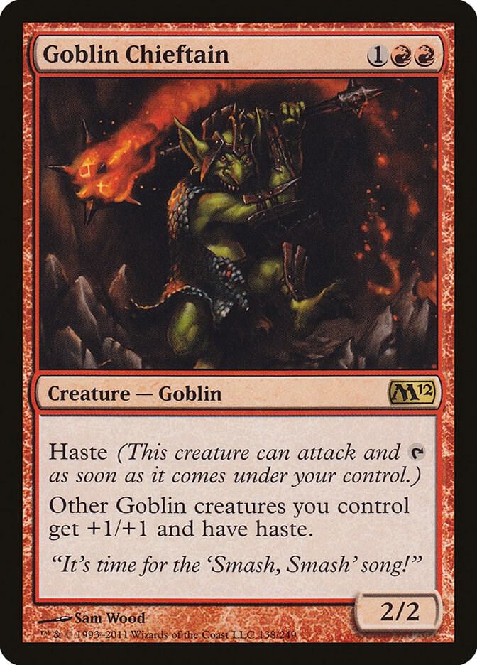 Goblin Chieftain [Magic 2012 (M12)] 138
