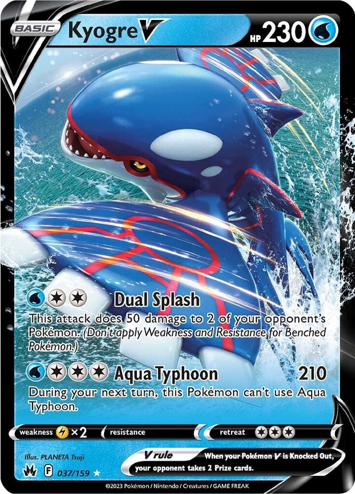 Kyogre V [SWSH: Crown Zenith] 037/159