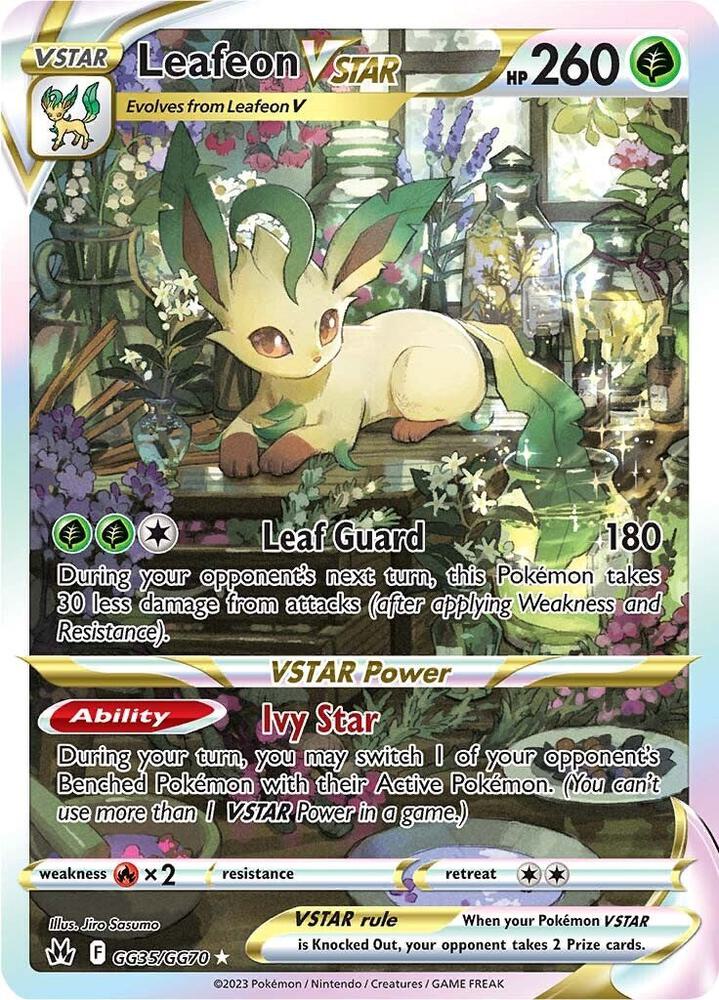 Leafeon VSTAR [SWSH: Crown Zenith: Galarian Gallery] GG35/GG70