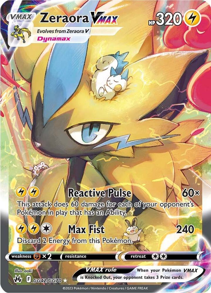 Zeraora VMAX [SWSH: Crown Zenith: Galarian Gallery] GG42/GG70