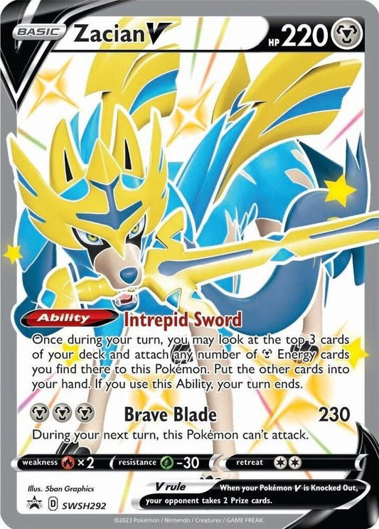 Zacian V (Shiny) - SWSH292 [SWSH: Sword & Shield Promo Cards] SWSH292
