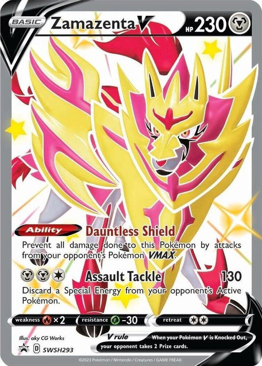 Zamazenta V (Shiny) - SWSH293 [SWSH: Sword & Shield Promo Cards] SWSH293