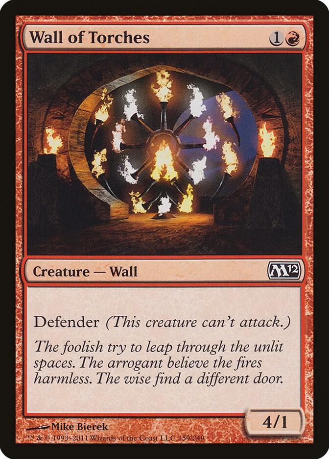 Wall of Torches [Magic 2012 (M12)] 159