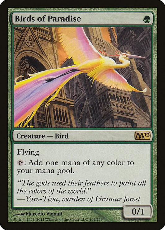 Birds of Paradise [Magic 2012 (M12)] 165