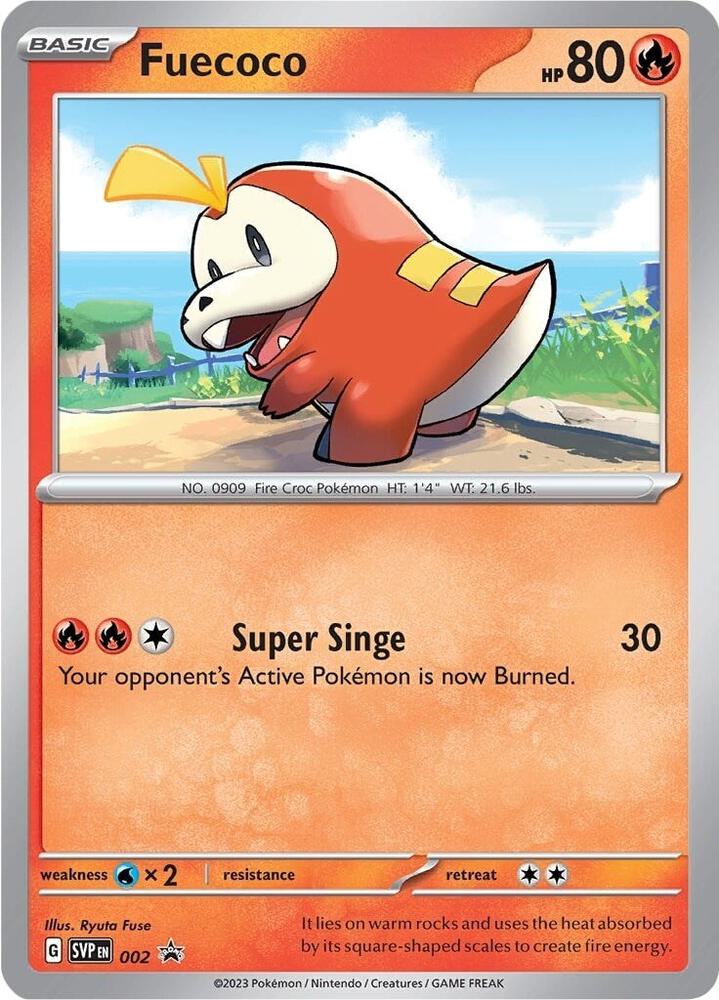 Fuecoco - 002 [SV: Scarlet & Violet Promo Cards] 002
