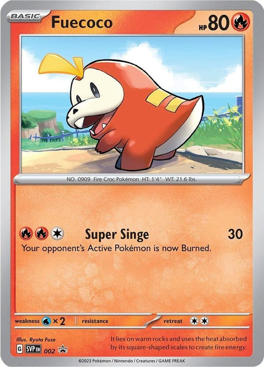 Fuecoco - 002 [SV: Scarlet & Violet Promo Cards] 002
