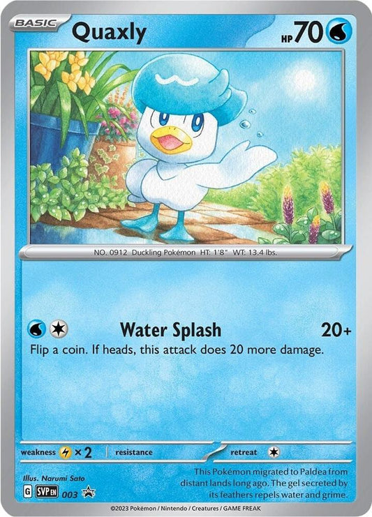 Quaxly - 003 [SV: Scarlet & Violet Promo Cards] 003