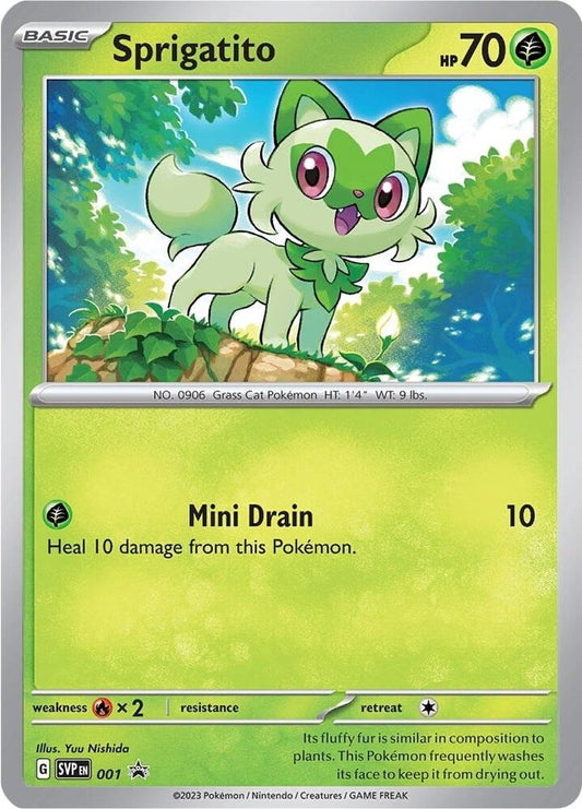 Sprigatito - 001 [SV: Scarlet & Violet Promo Cards] 001