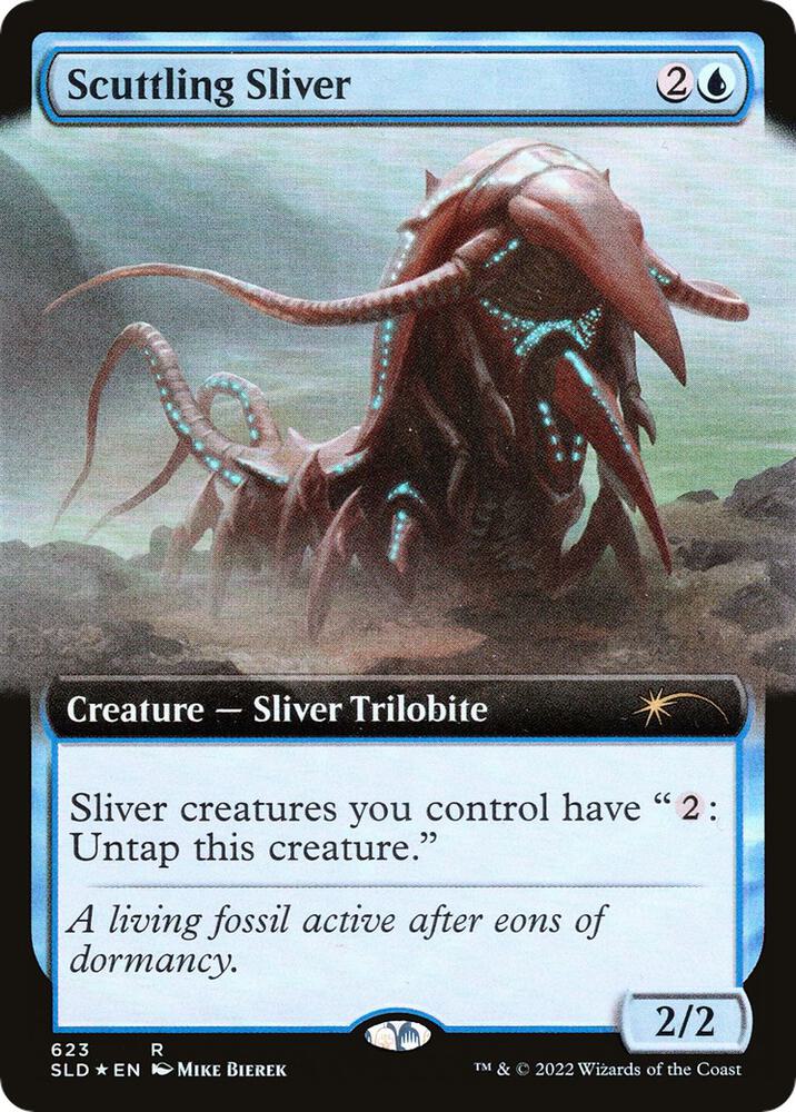Scuttling Sliver (Extended Art) [Secret Lair Drop Series] 623